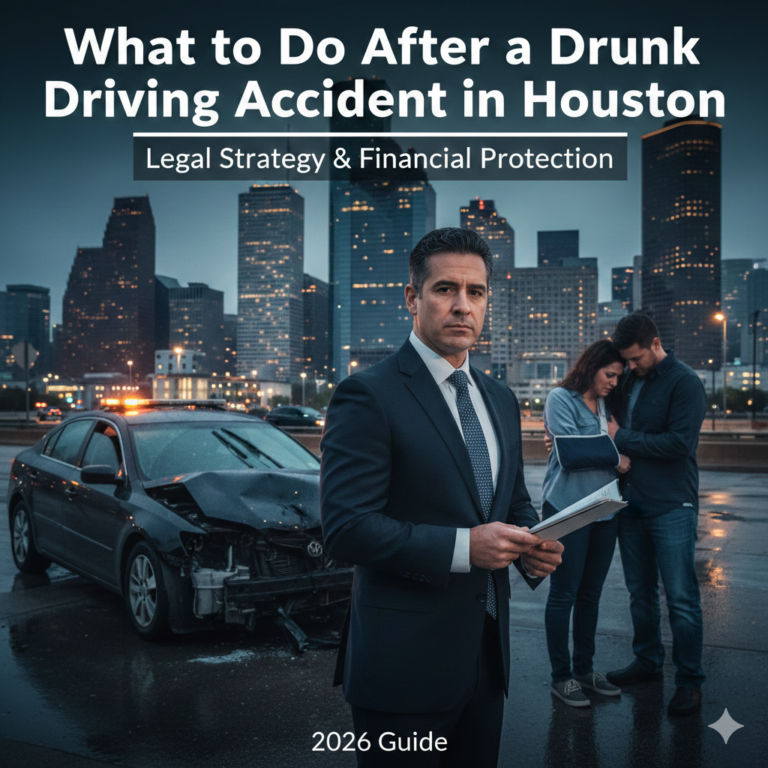 What to Do After a Drunk Driving Accident in Houston: Legal Strategy & Financial Protection (2026 Guide)