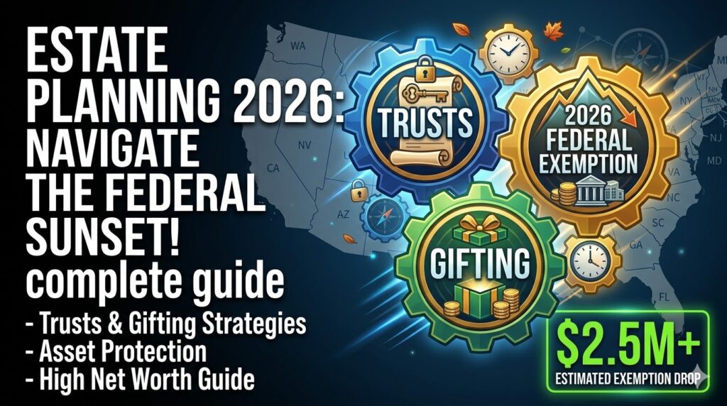 Estate Planning in 2026: How the $15 Million Federal Exemption, Trusts, and Gifting Strategies Protect and Transfer Your Wealth (U.S. Complete Guide)