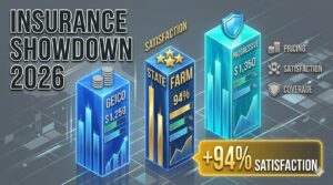 GEICO vs State Farm vs Progressive Car Insurance Rates Comparison February – March 2026