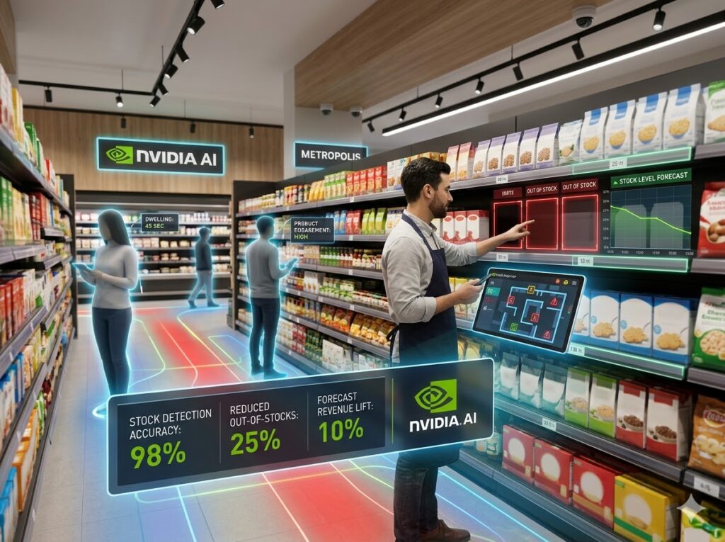 How Retail Companies Use NVIDIA AI to Increase Sales and Inventory Efficiency